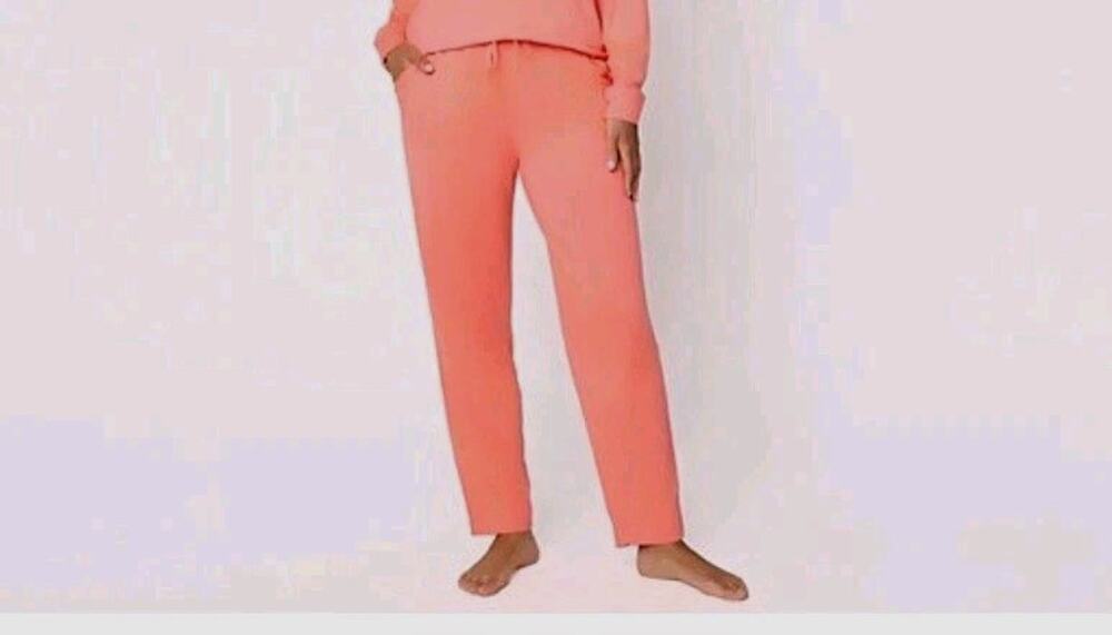 Anybody Petite Small Peach Lush Jersey Ankle Pant A717113 NWOT